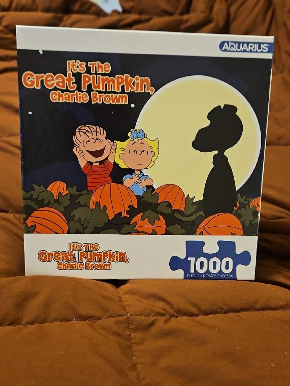 🎃It's The Great Pumpkin Charlie Brown 1000 Piece Jigsaw Puzzle by Aquarius